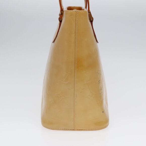 LOUIS VUITTON Monogram Vernis Houston Hand Bag Beige M91004 - Picture 4 of 16